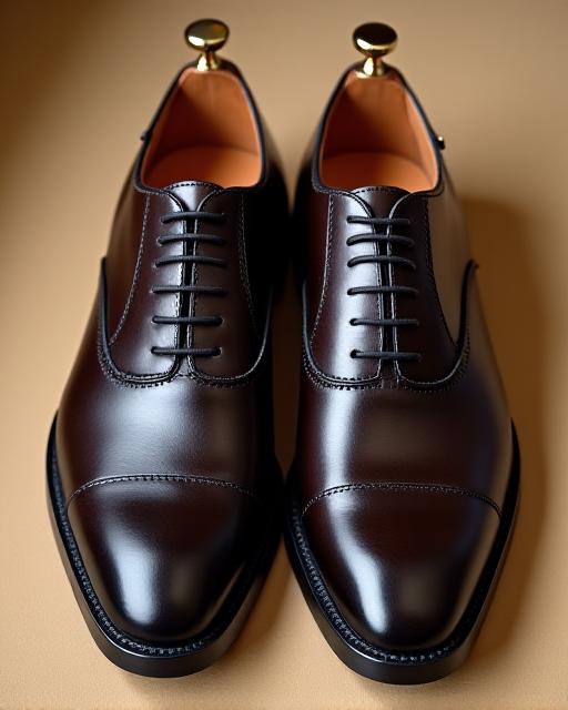 Hand-welted oxford shoes